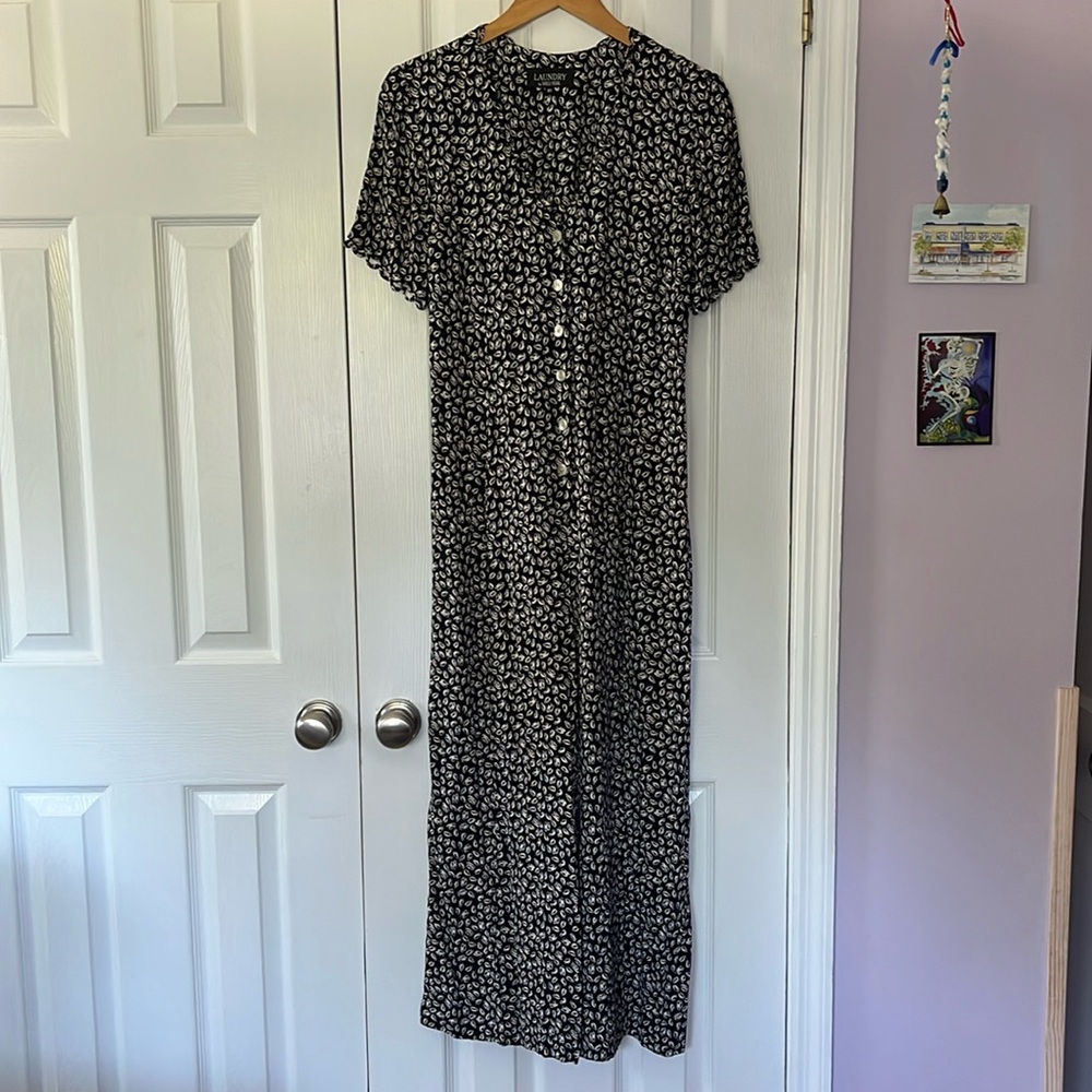 Laundry by Shelli Segal | Jumpsuit Coffee Cups Size 10 Vintage